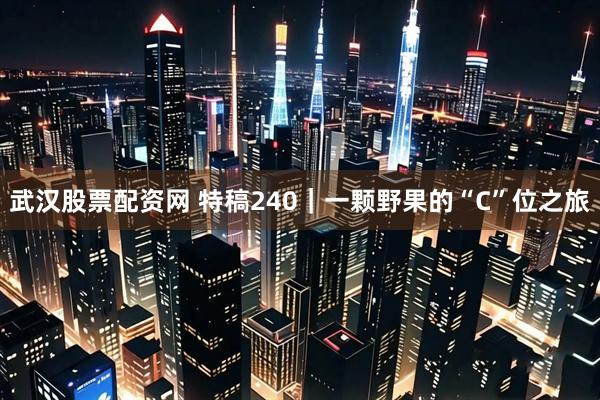 武汉股票配资网 特稿240｜一颗野果的“C”位之旅